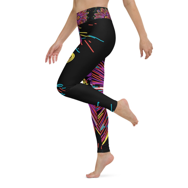 neon green yoga pants