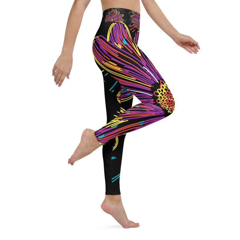 neon green yoga pants