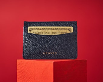 designer leather credit card holder