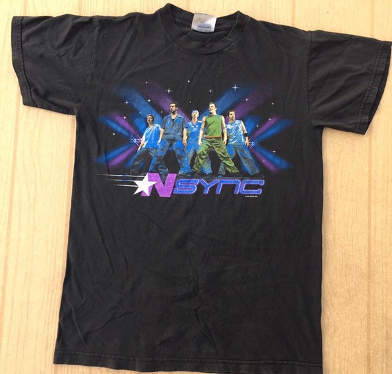 NSync 2000 no strings attached Vintage t-shirt si… - image 1