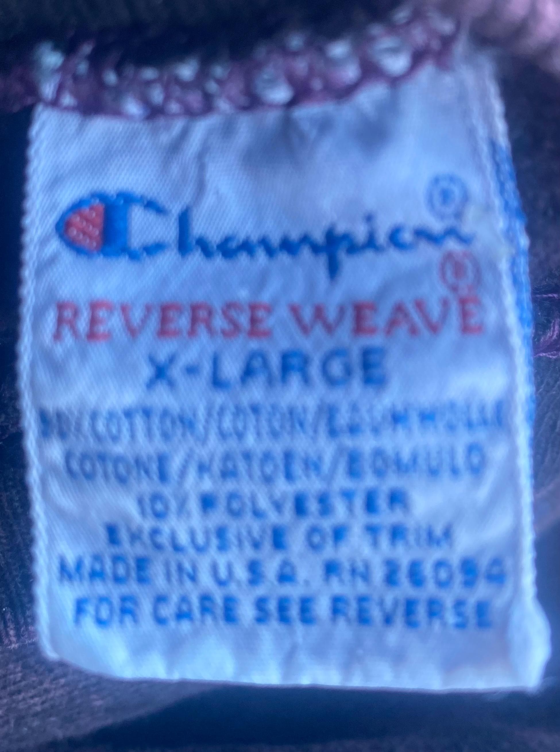 Champion Reverse Weave 90's Usa Made Vintage Embroidered
