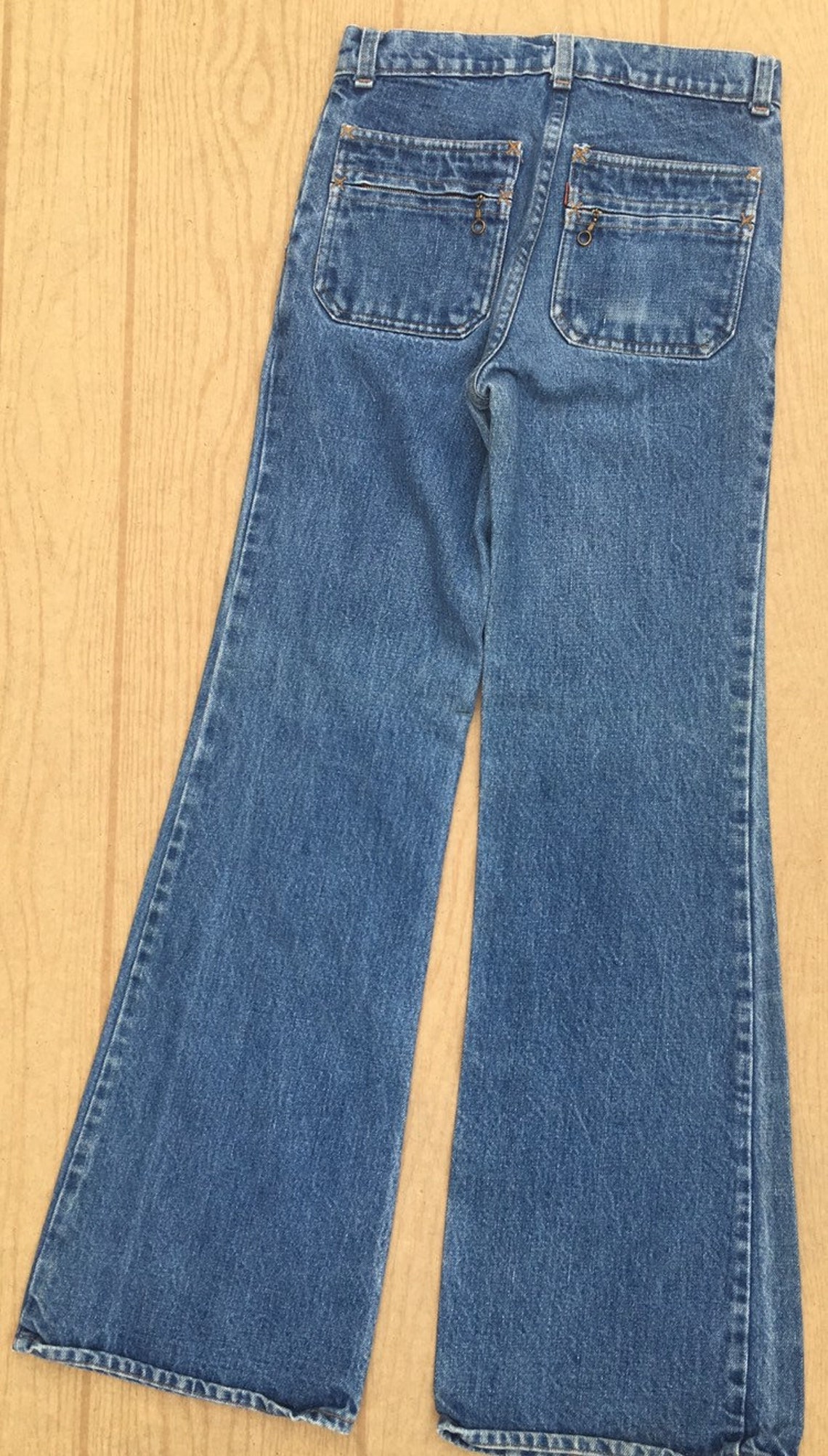 Levis 1970s Bell Bottoms USA Made Vintage Jeans Size 28 - Etsy