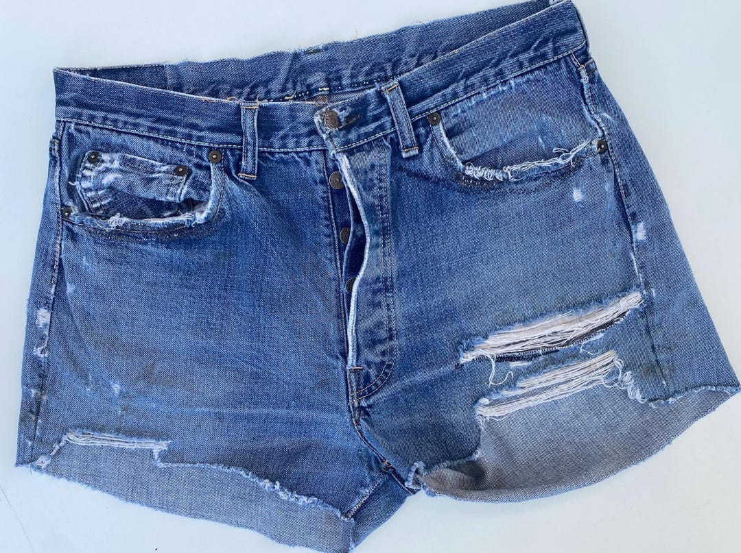 Levi's 1950's Big E' Small S Type Doble Xx 501 Vintage Cut Off - Etsy