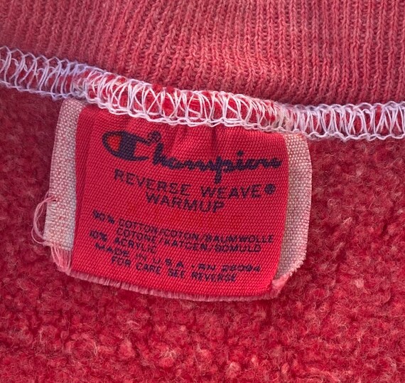 トップス 90s REVERSE WEAVE MADE IN USA 90s Champion Reverse Weave Striped Trim Sweatshirt - Men's
