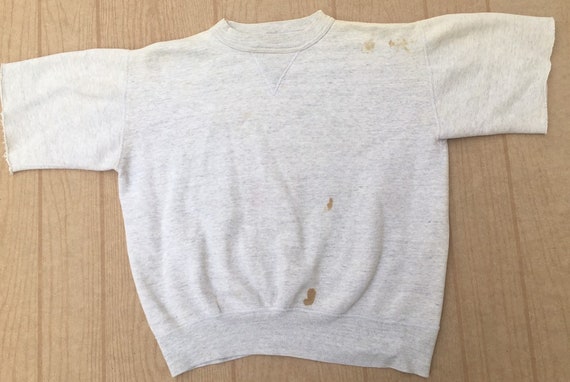 1940/50  vintage 'V'  blank plain sweatshirt - image 1