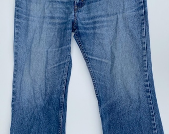 Levi's 517 boot cut 1980"s US made orange  tag vintage jeans size 38-31