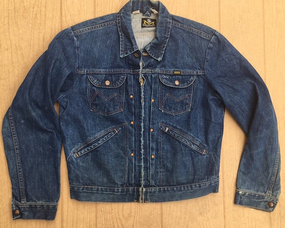 Maverick blue bell 1950's Indigo denim vintage jac
