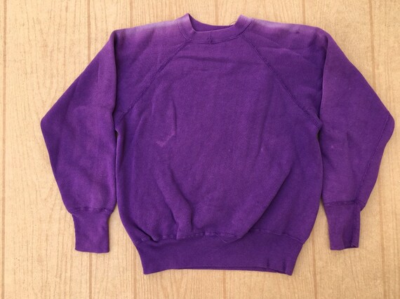 1960’s Vintage Purple Blank Sweatshirt Size M