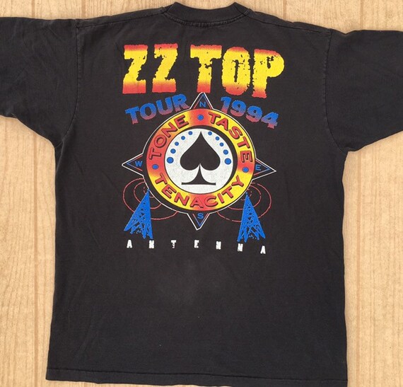 ZZ Top 1994 Antenna World Tour Vintage tshirt Gem
