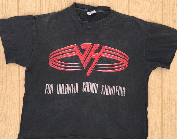 Van Halen 1991 Tシャツ Mサイズ　ヴァン・ヘイレン Van Halen 1991 for Unlawful Carnaval Knowledge Vintage T