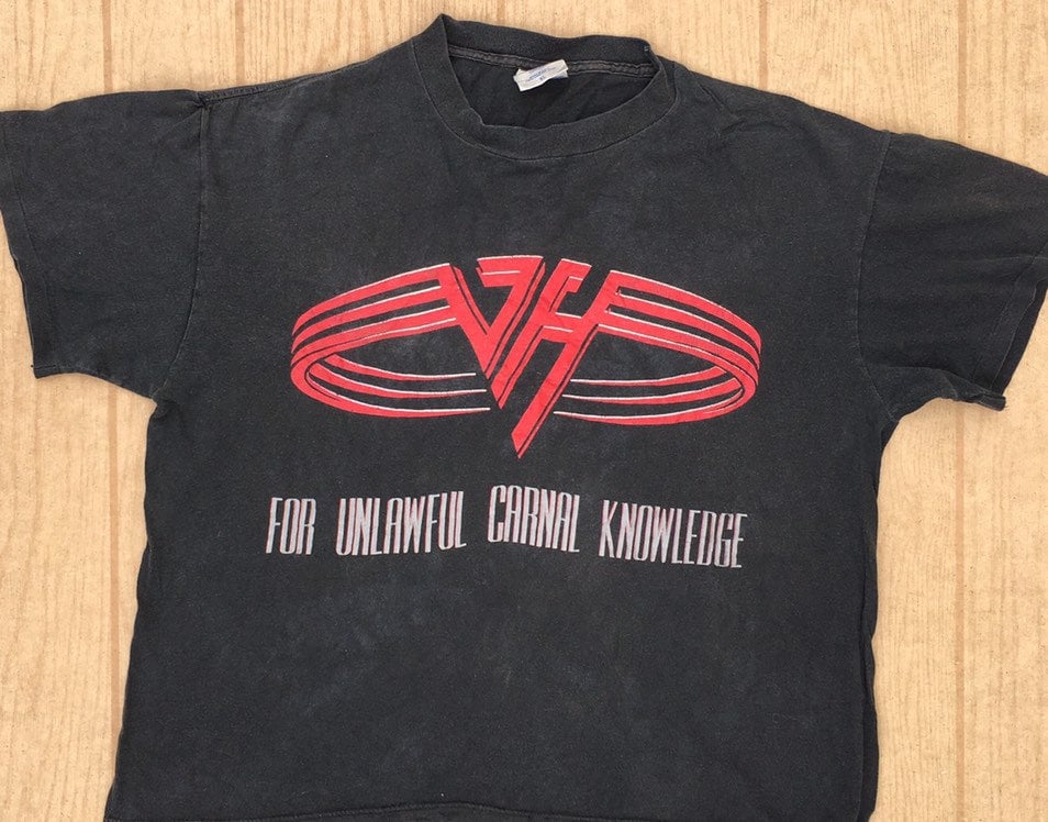 Van Halen 1991 for Unlawful Carnaval Knowledge Vintage T-shirt - Etsy