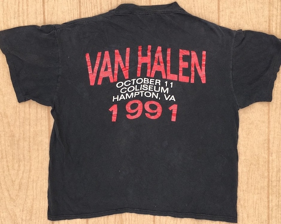 Van Halen 1991 for Unlawful Carnaval Knowledge Vintage T