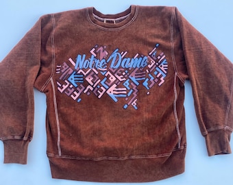 1990’s Notre Dame champion reverse weave usa made vintage sweatshirt size (L)