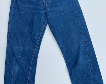 Levi’s 501 1970’s button fly USA made selvedge vintage jeans size 28-30