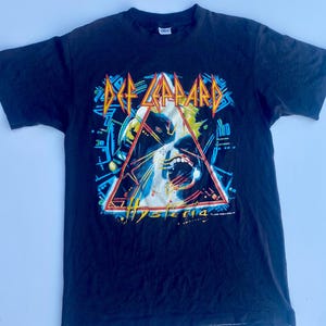 Vintage 1988 Def Leppard Hysteria Tour T-shirt - Etsy