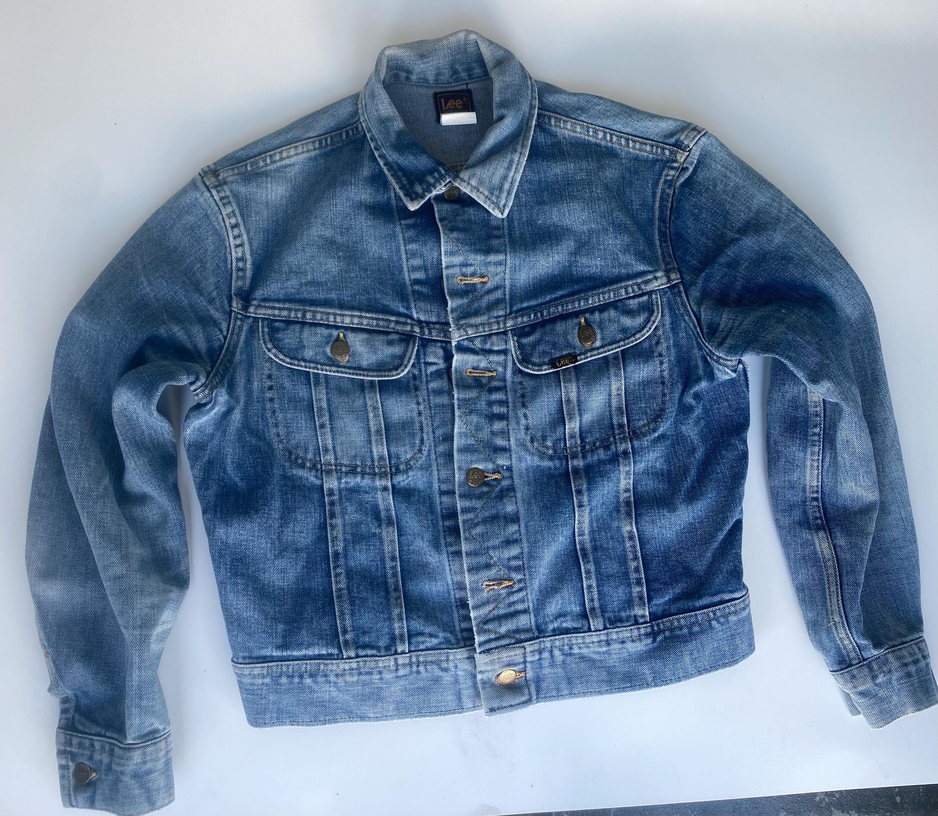 Size 40 Vintage Lee Denim Jacket - Etsy