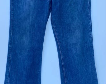 Levi's 517 boot cut 1980"s US made orange  tag vintage jeans size 34