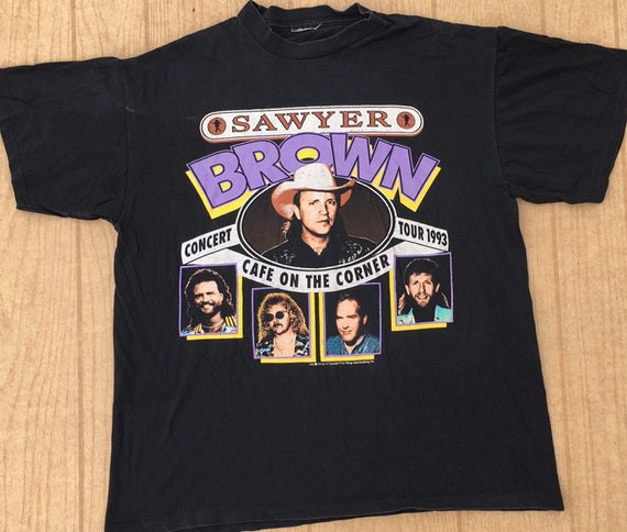 Sawyer Brown 1993 cafe on the corner concert vint… - image 1