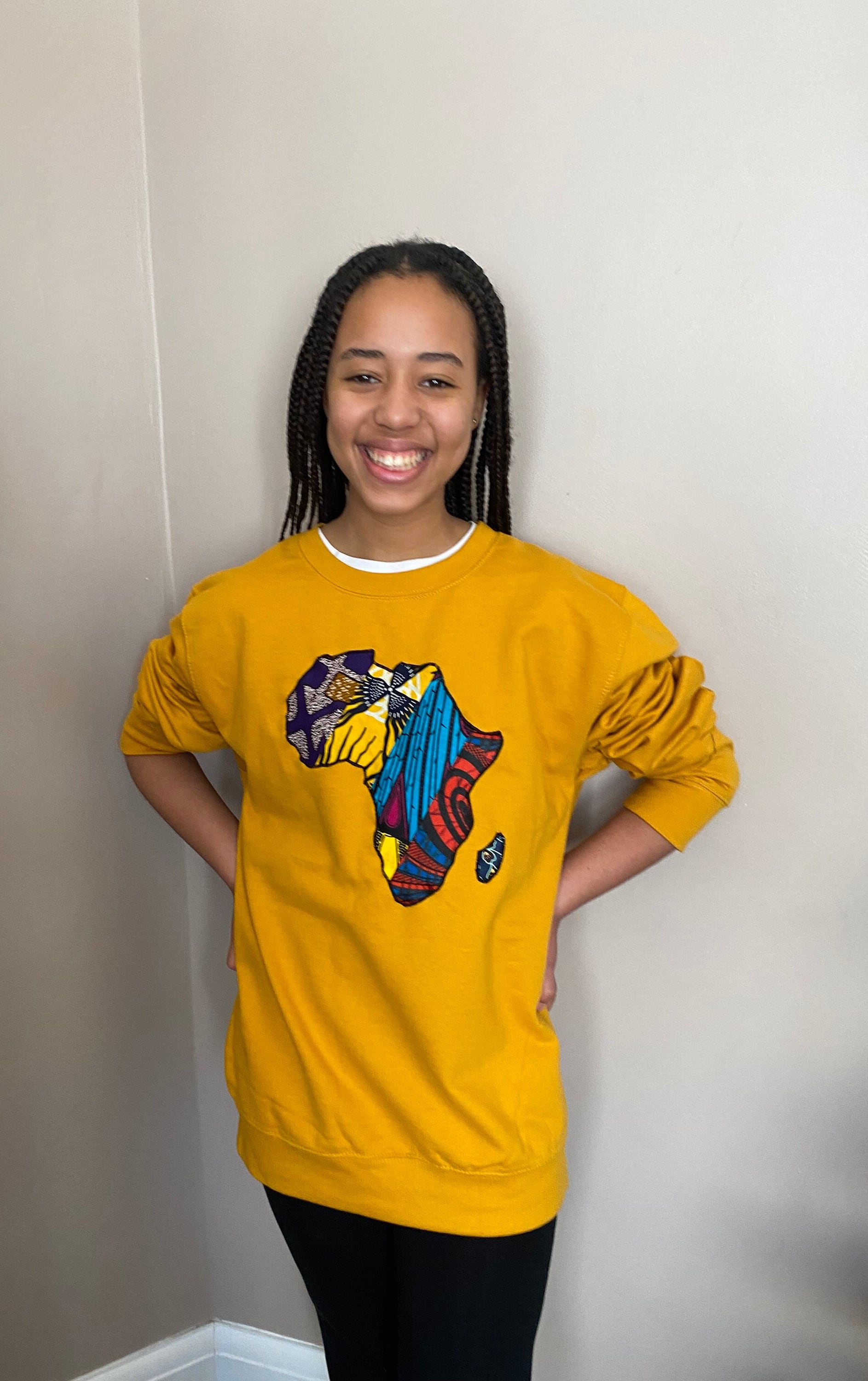 The Lunzu Unisex Ankara African Print Sweatshirt - Etsy