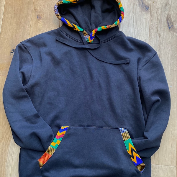 The Lunzu Unisex Ankara African Print Hoodie