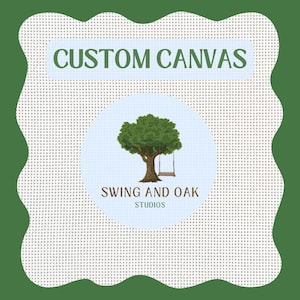 Custom Needlepoint Canvas (Additional Canvas Price)