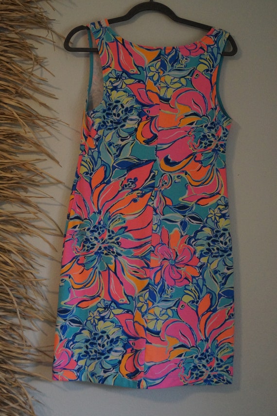 1960s Style Lilly Pulitzer Fitted Stretch Floral … - image 6