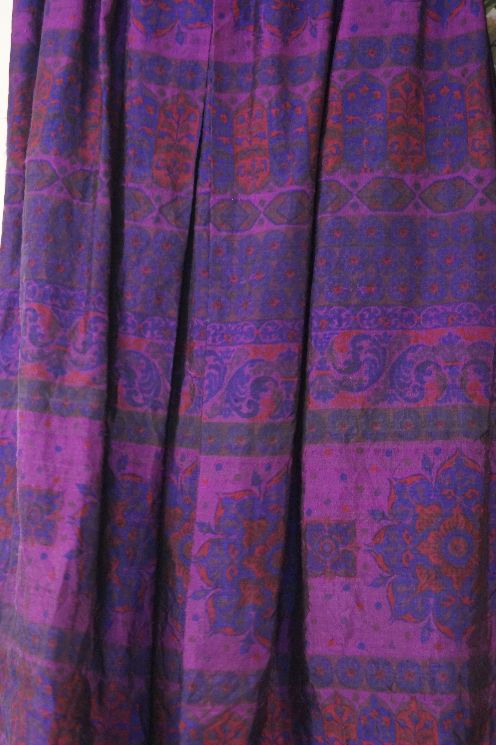 Thai Silk Skirt and Blouse Combo Vintage Purple Thai Silk | Etsy