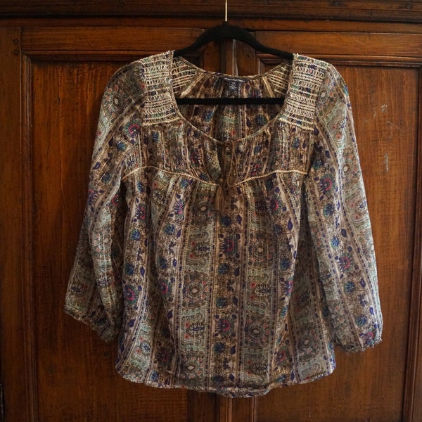 Peasant Blouse Etsy