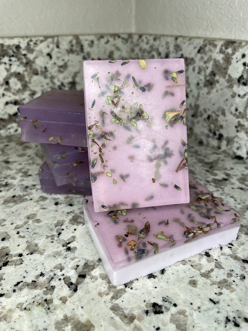 All Natural Moisturizing Organic Goats Milk & Shea Butter Soap Lavender &Eucalyptus