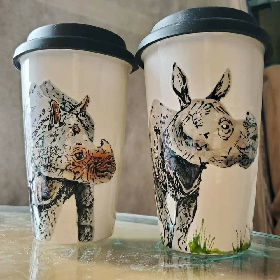 Custom Ceramic Mugs with Silicone Lid Made to Order Etsy