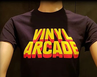 T-shirt homme vinyle Arcade