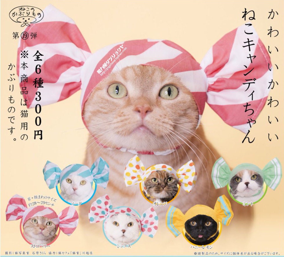 Kitan Club Cat Costume Gachapon Lolly Series Etsy