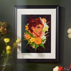Claude von Riegan Fire Emblem Print | Claude: Golden Wildfire | Fire Emblem Three Hopes | FE3H Print | Anime Art