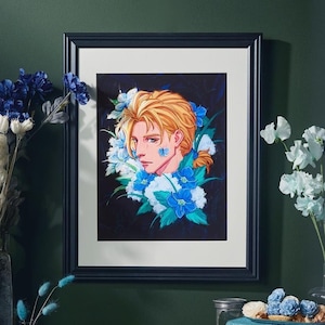 Dimitri Fire Emblem Print | Azure Gleam | Fire Emblem Three Hopes | FE3H Print | Anime Art
