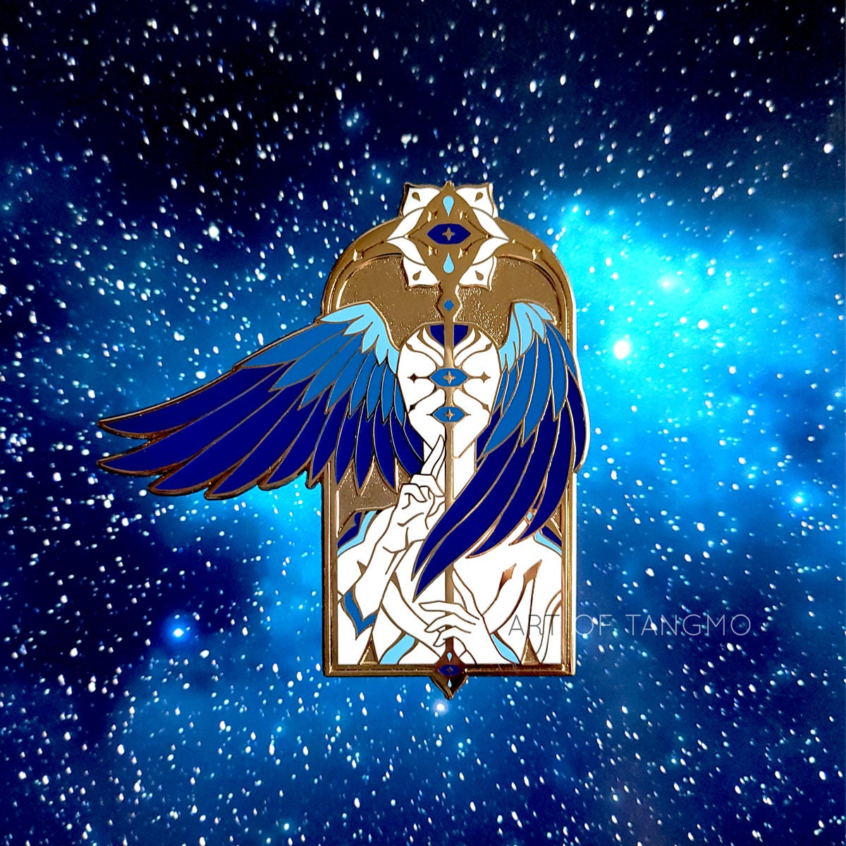Chamuel: Large Enamel Pin | Biblically Accurate Angel Pin | Archangel