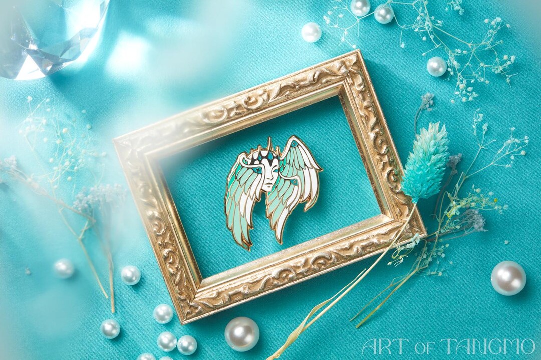 Archangel: Hard Enamel Pin | Biblically Accurate Angel Pin | Angelcore ...