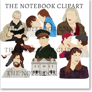 The Notebook Clipart PNG the Notebook Movie Clipart - Etsy