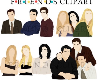 Friends Clipart. Friends the Series Clipart - Etsy Friends Clipart. Friends the Series Clipart - Etsy