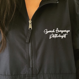 Speech Language Pathologist Embroidered Jacket