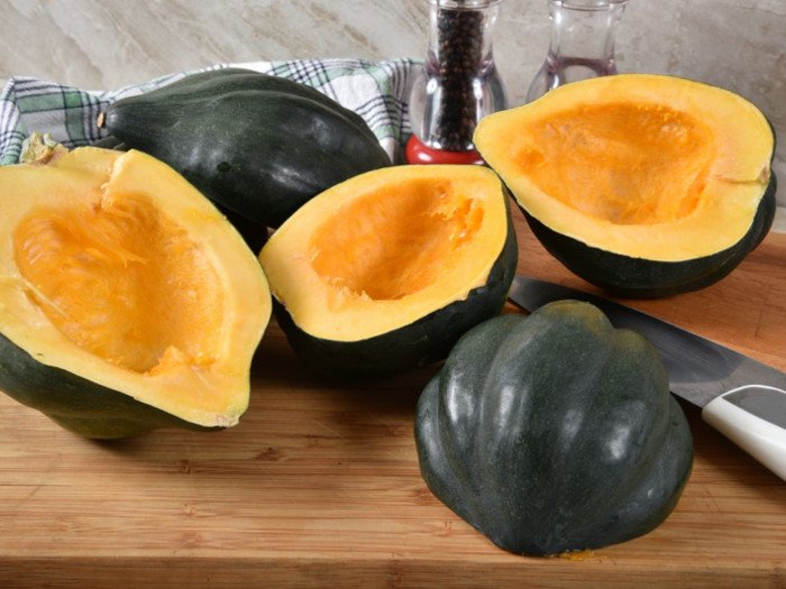 Table King Bush Acorn Squash Seeds AAS Winner Winter Fall Etsy Australia