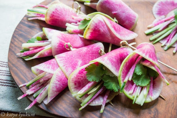 Watermelon Radish Seeds USA Shinrimei Chinese Red Heart Meat Daikon Seed 2020