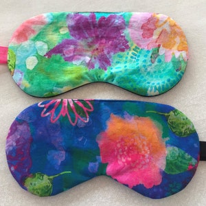 Cotton Lawn Sleep Mask, Ultra Soft Eye Mask with adjustable Strap