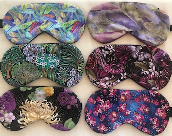 Organic Cotton Adjustable Eye Mask, Travel Sleep Mask, Adult Adjustable Eye Mask