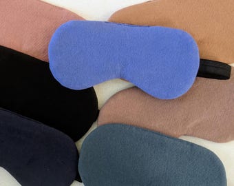 Certified Organic Cotton Sleep Mask, Ultra-Soft Sleep Eye Mask, Children, Men, Women