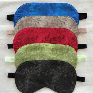 Washable Cotton Sleep Mask, Comfortable Lightweight Sleep Eye Mask for Men and Women