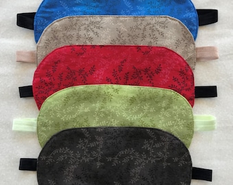 Washable Cotton Sleep Mask, Comfortable Lightweight Sleep Eye Mask for Men and Women