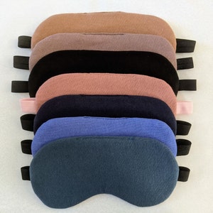 Certified Organic Cotton Sleep Mask, Ultra-Soft Sleep Eye Mask, Children, Men, Women