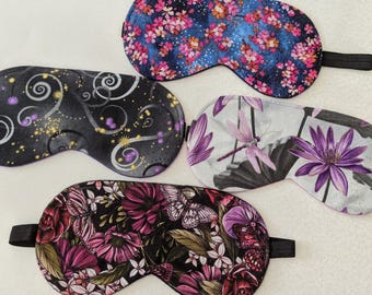 Adjustable Sleep Mask, Organic Cotton Eye Mask for Men and Women