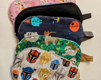 Minky/Cotton Eye Mask, Reversible Sleep Mask for Boys and Girls