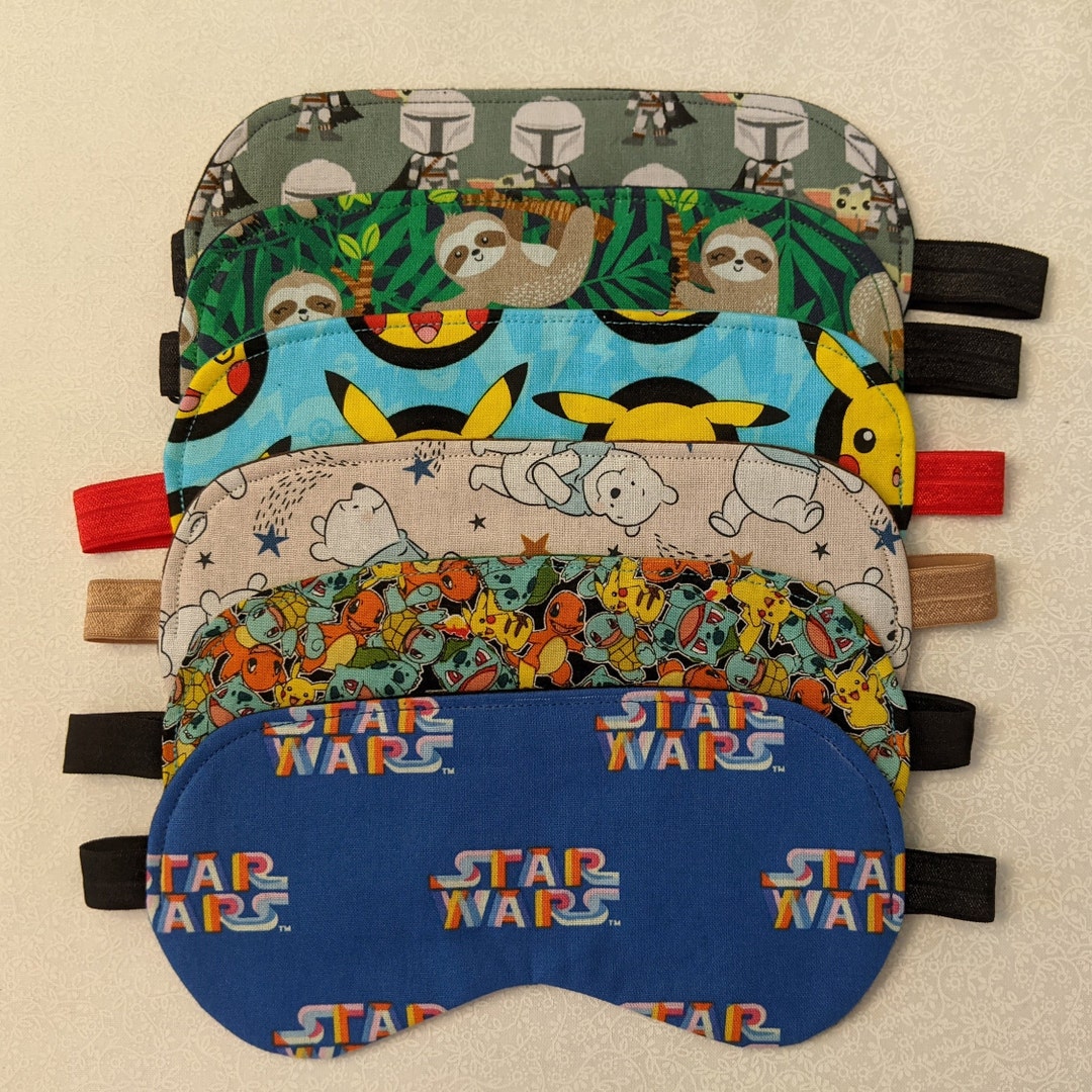 Children's Sleep Mask, Organic Cotton Eye Mask for Boys Etsy